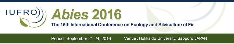 Abies 2016 The 15th International Conference on Ecology and Silviculture of Fir
