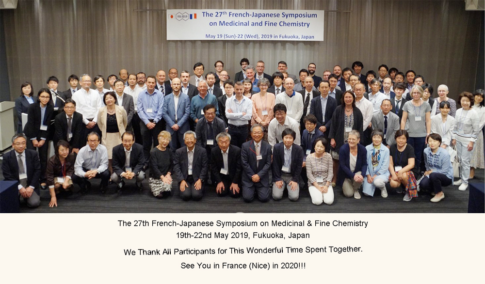 The 27th French-Japanese Symposium on Medicinal and Fine Chemistry