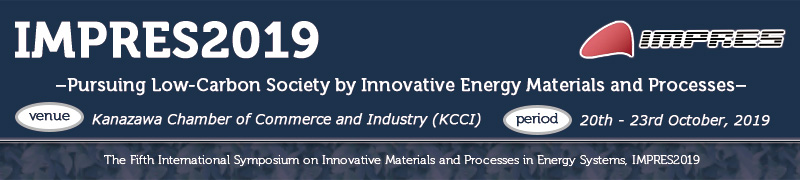 The Fifth International Symposium on Innovative Materials and Processes in Energy Systems ,IMPRES2019