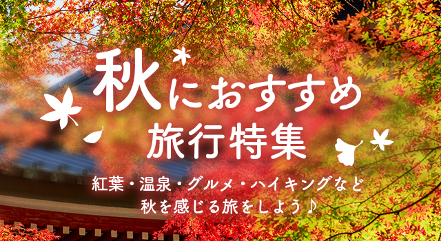 秋旅におすすめの旅行 ツアー特集 22 11月 近畿日本ツーリスト