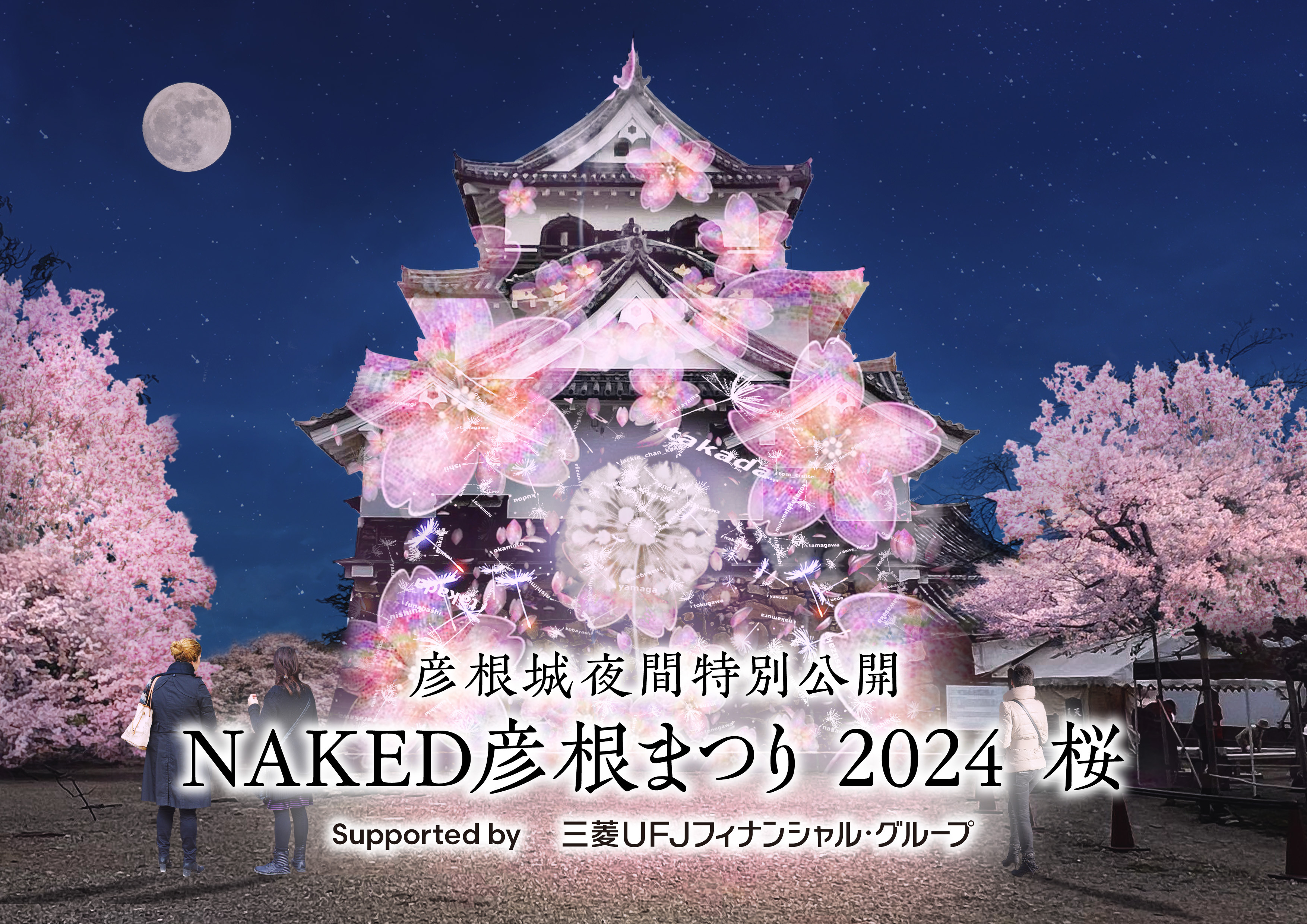 秋彩の彦根城 夜間特別公開