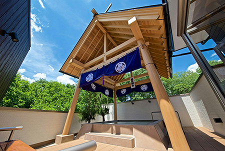 宮本の湯 土俵露天風呂