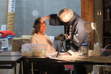 小鹿野地芝居歌舞伎　フェイスペイント体験（イメージ）