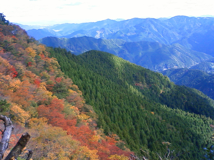 山犬嶽の紅葉を満喫