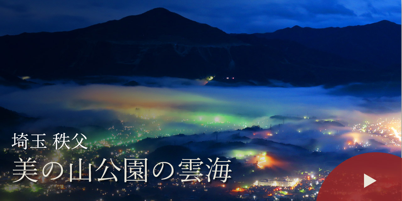 埼玉 秩父　美の山公園の雲海