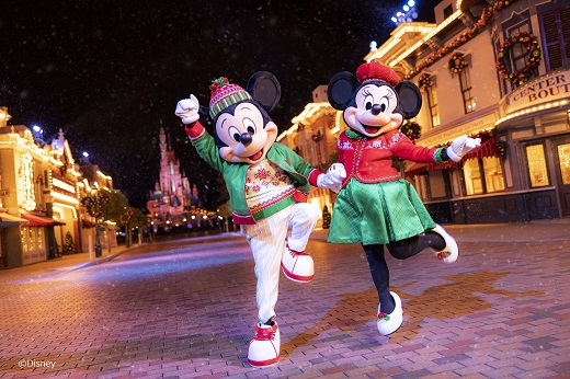 香港ディズニーランド　クリスマス