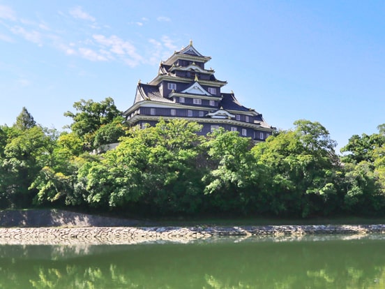 岡山城　写真提供：岡山県観光連盟