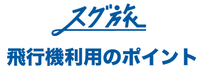 スグ旅　飛行機利用のポイント