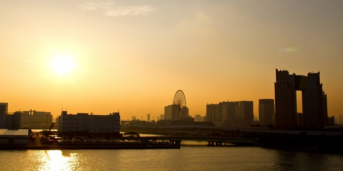 お台場の夕暮れ