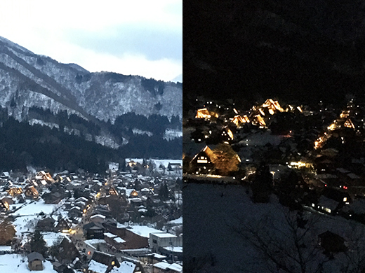 白川村の夜景 こよなく夜景を愛する人へ