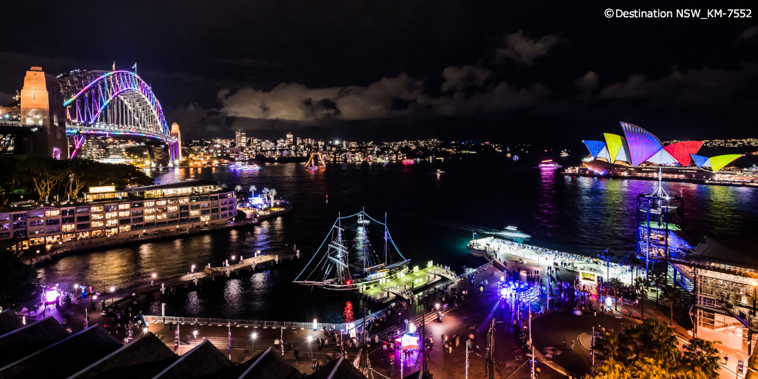 5・6月のシドニー観光におすすめしたいイベント オーストラリア最大の光と音の祭典！ビビッド・シドニー