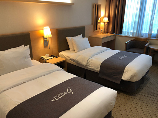 Hotel Venue G/ツインルームの一例