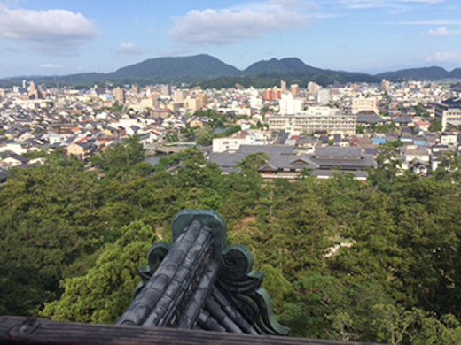 天守閣の最上階