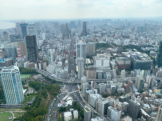 トップデッキからの景色