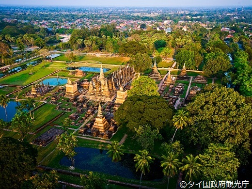 古代の文化と仏教の魅力あふれるタイの世界遺産