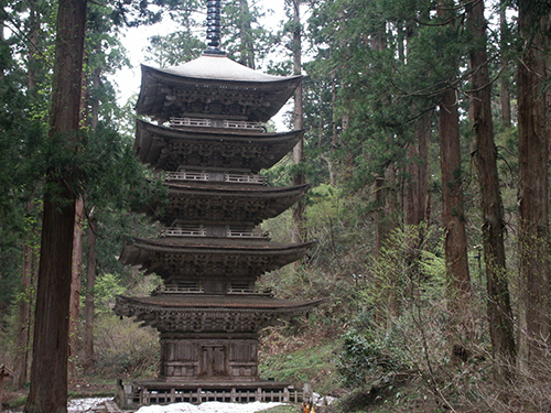 羽黒山 五重塔