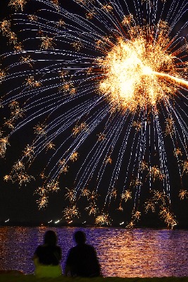 南紀白浜温泉2024メッセージ花火